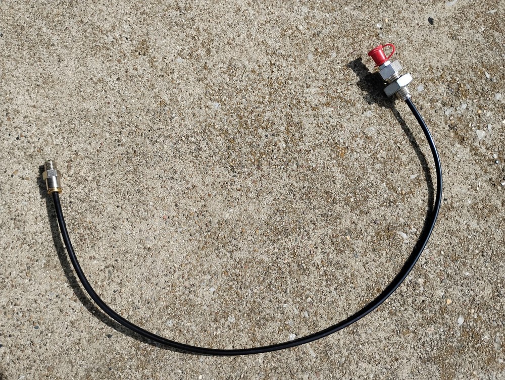 Grease Zerk Relocator 19"