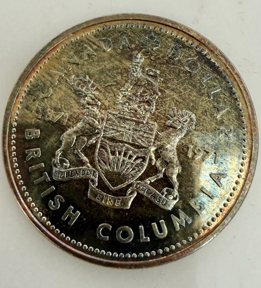 1971 Canada Proof Silver Dollar - Queen Elizabeth II