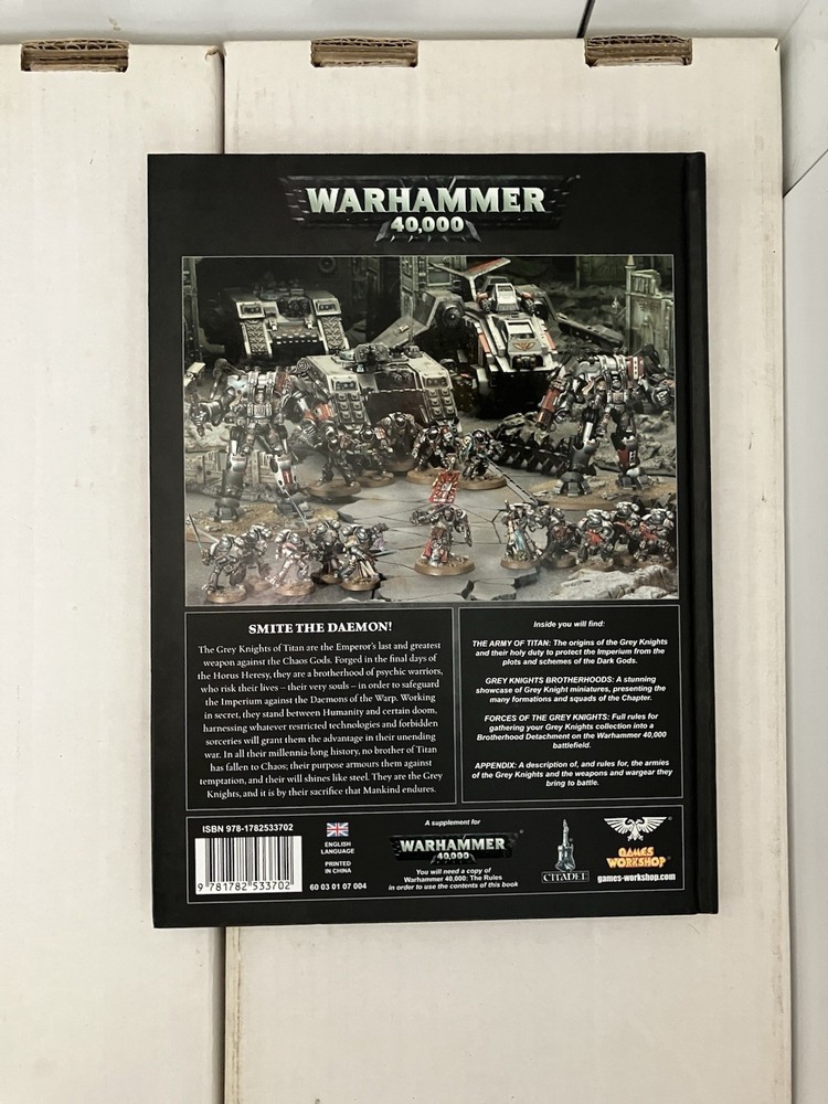 Warhammer 40,000 - Codex Grey Knights. Hardcover