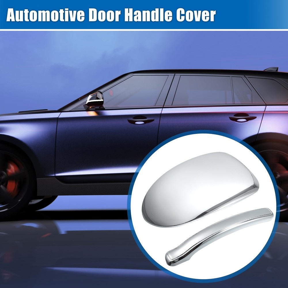 X AUTOHAUX Automotive Exterior Door Handle Covers Rearview Mirror Cover Compa...