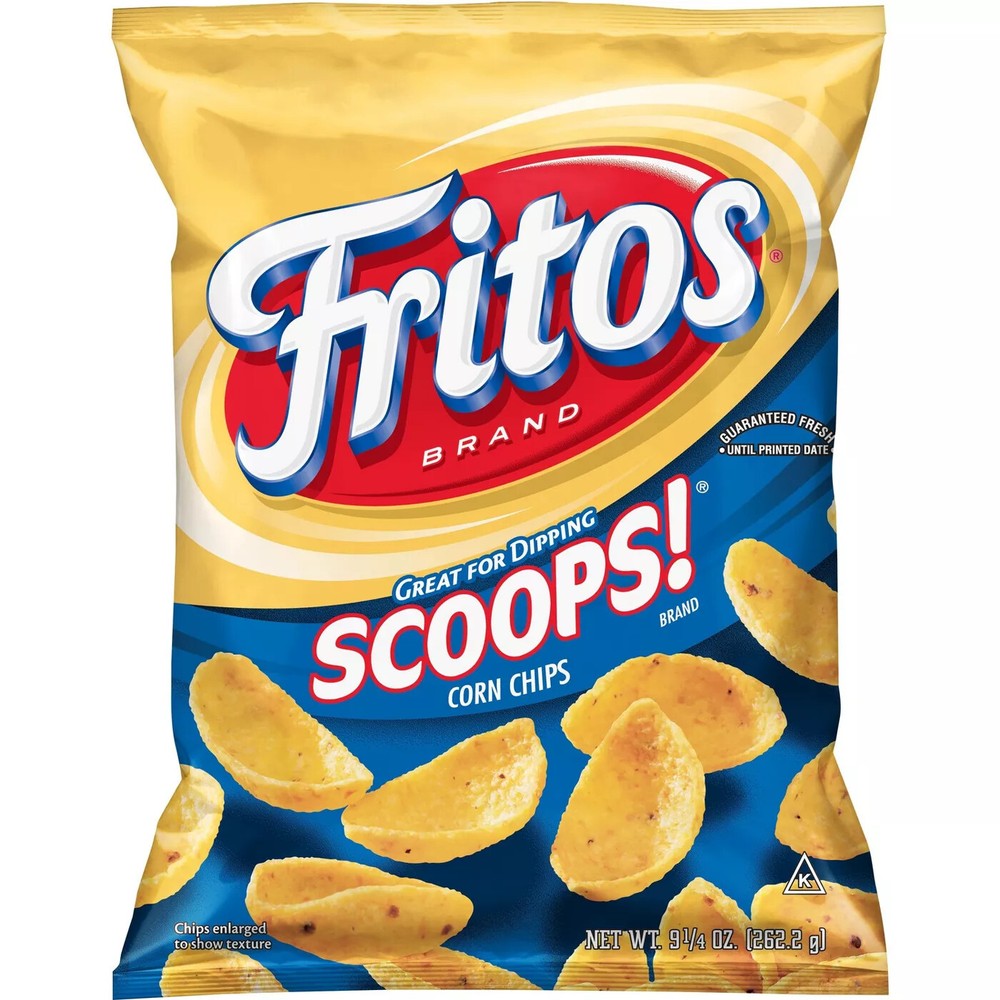 NEW FRITOS SCOOPS! ORIGINAL FLAVOR CORN CHIPS