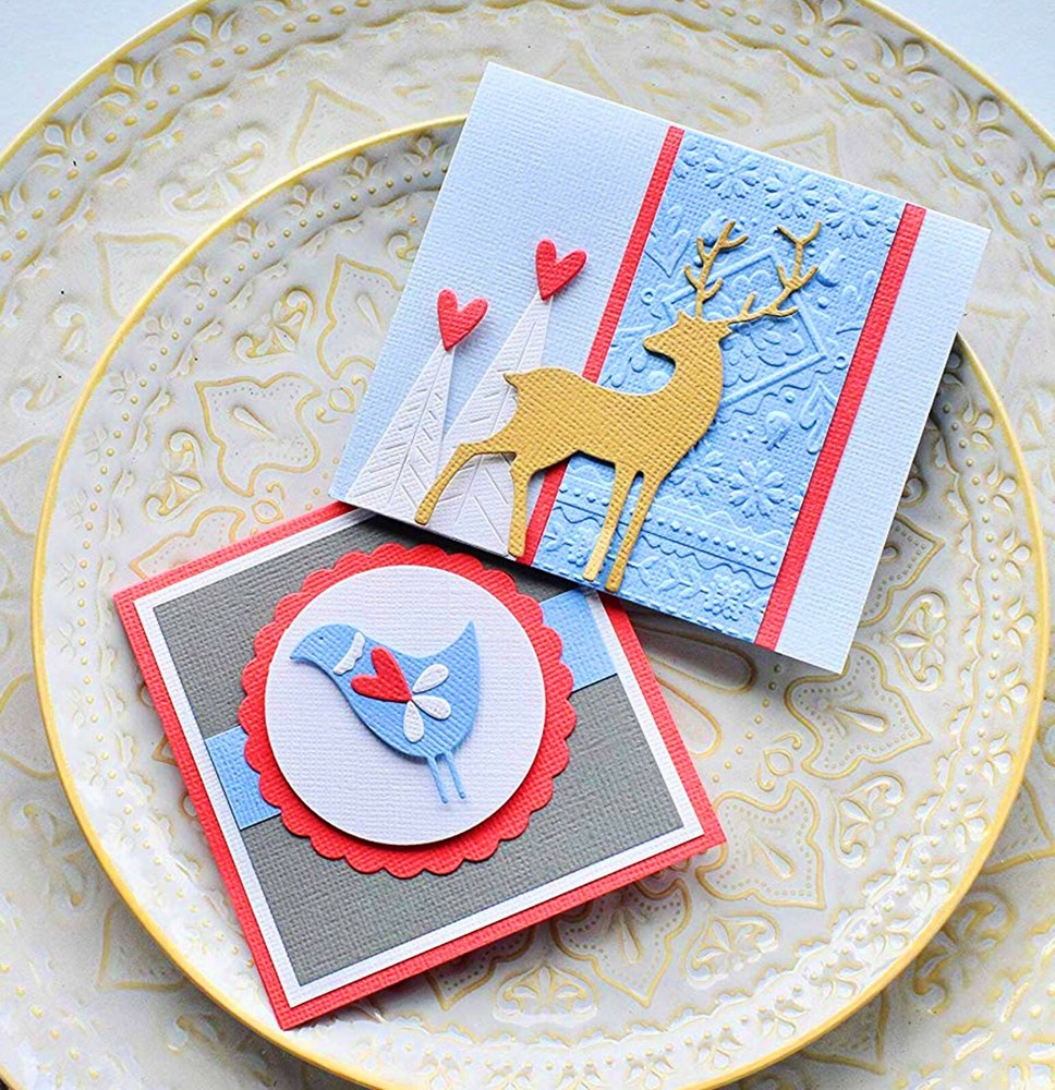 New, Retired Sizzix Thinlits Christmas Elements 10pc #663413 Retail $19.99 Jones