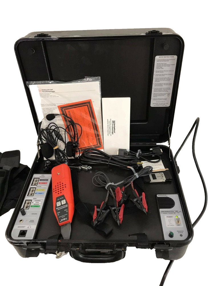 Industrial Technology Throwmaster 409 System Transfer Set Power Tested USED.