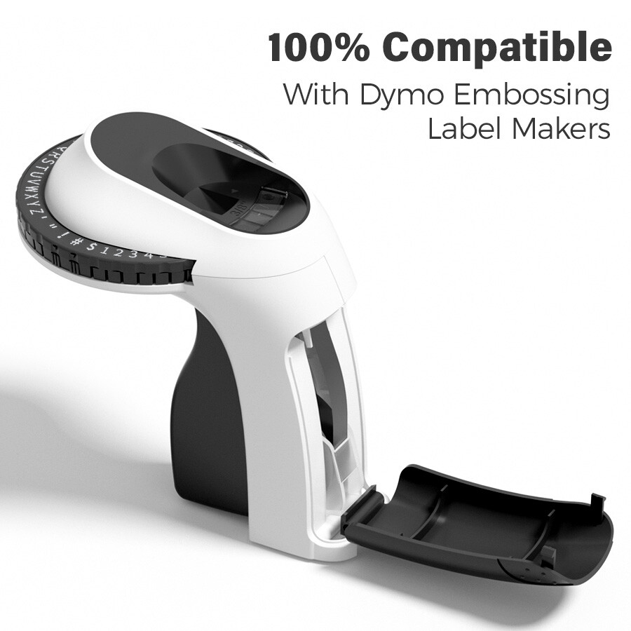 Phomemo Embossing Label Maker + 6PK Label Tape 9mm 3/8" E975 Junior Embossed