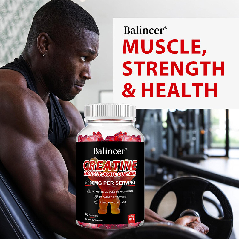Creatine Monohydrate Gummies - Increase Strength and Build Muscle