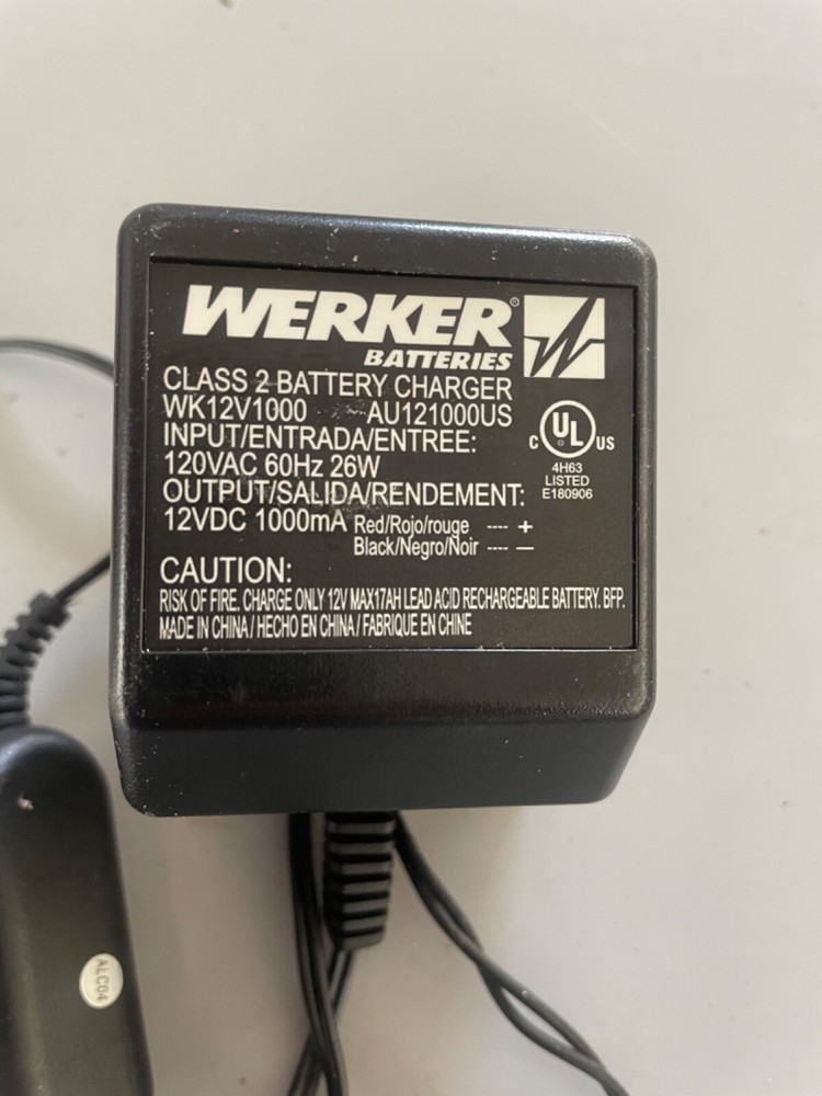 WERKER CLASS 2 BATTERY CHARGER