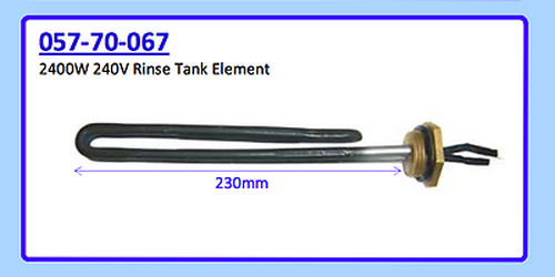 2400W 240V RINSE TANK ELEMENT 057-70-067