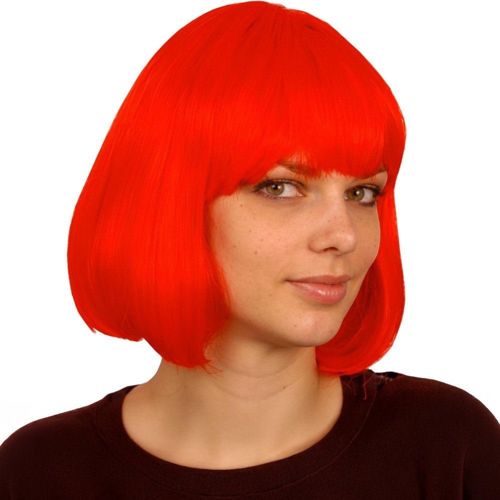 Cindy Bright Red Wig Costume Accessory