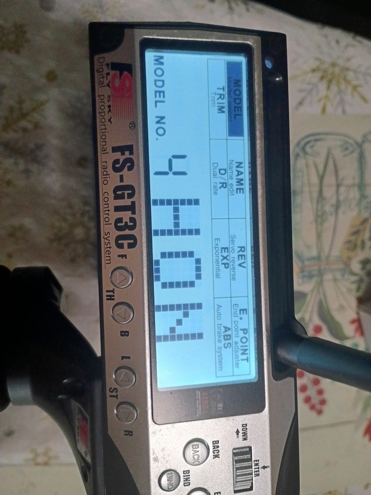 FlySky GT3C hacked 8 channels transmitter