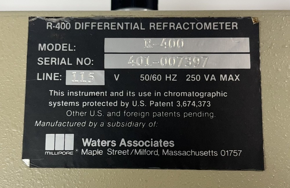 Waters R-400 Differential Refractometer Electronics Unit