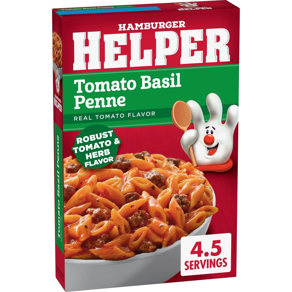 (8 pack) Hamburger Helper Tomato Basil Penne, 7.4 oz Box
