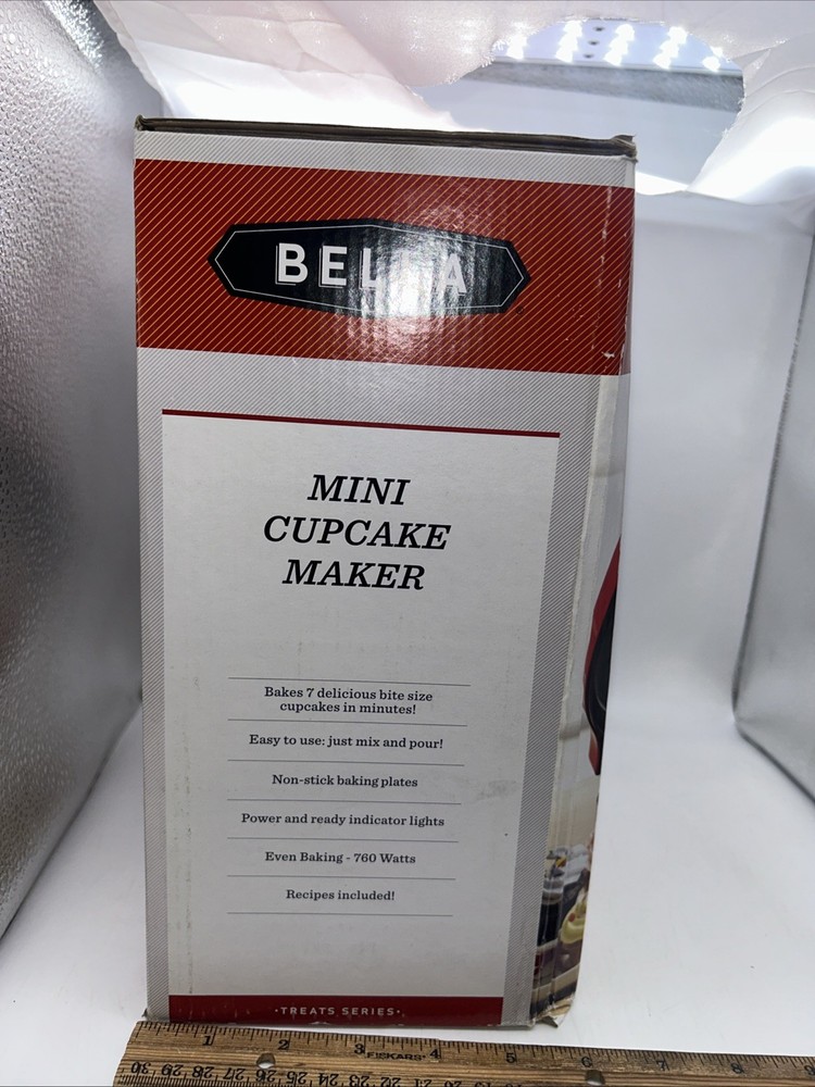 Bella Cucina Mini Cupcake Maker Red Brand