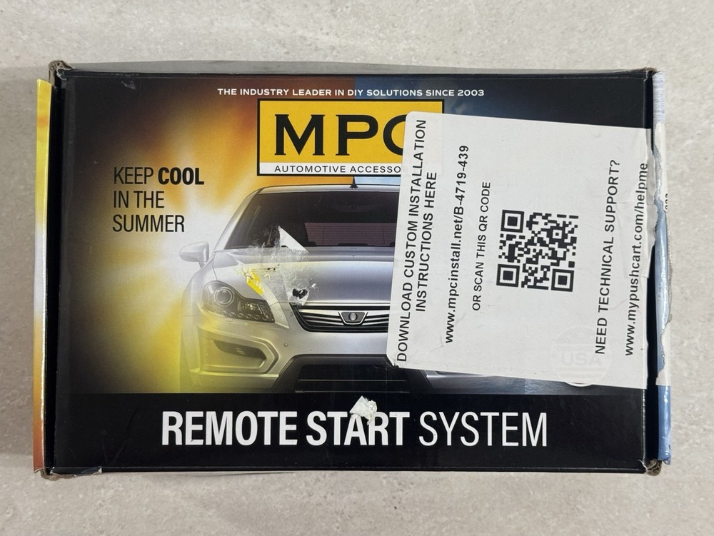 MPC Remote Starter System - Toyota Corolla 2014-2019