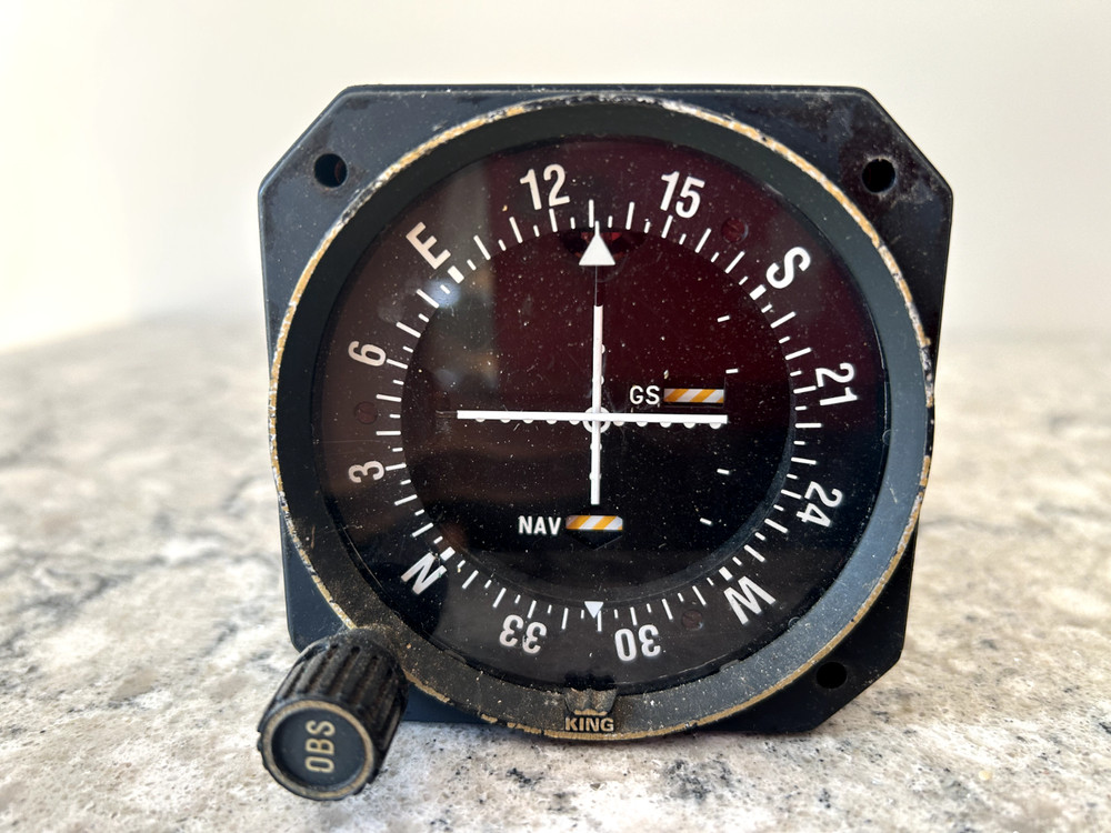 King KI 209 CDI Indicator with glide slope indicator
