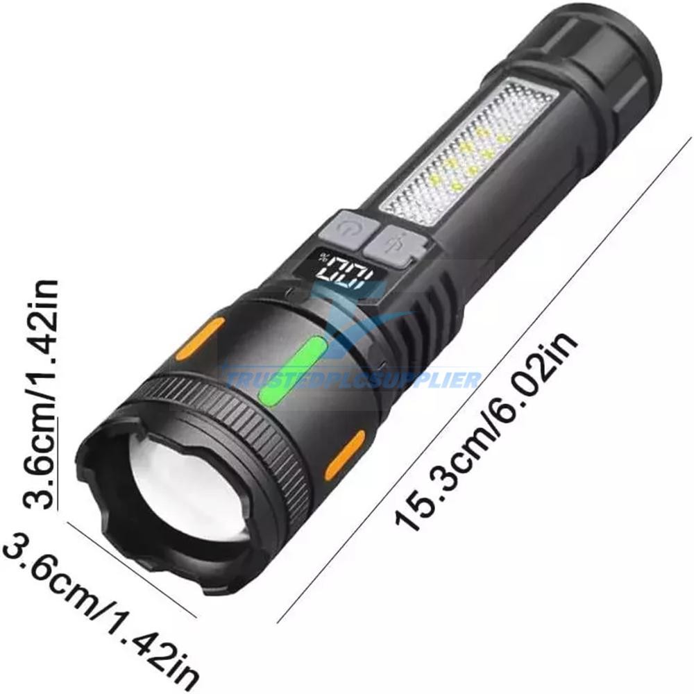 4 x 99000000 Lumens Super Bright LED USB Flashlight Rechargeable Work Light US