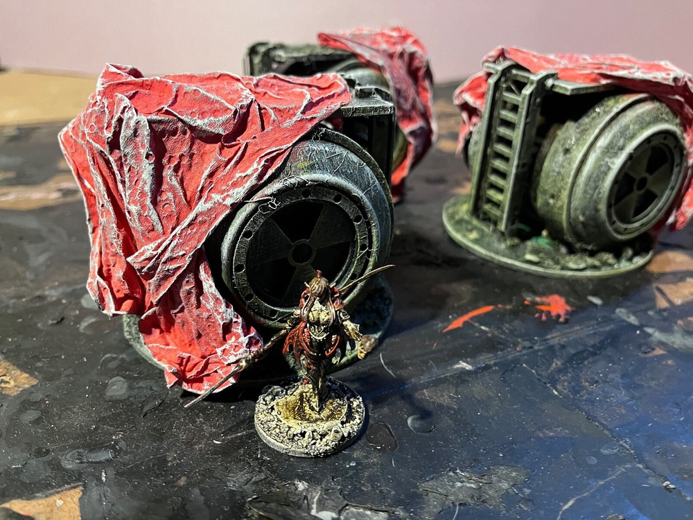 Sci-Fi Terrain pieces 29 – Tabletop Gaming scratch built.