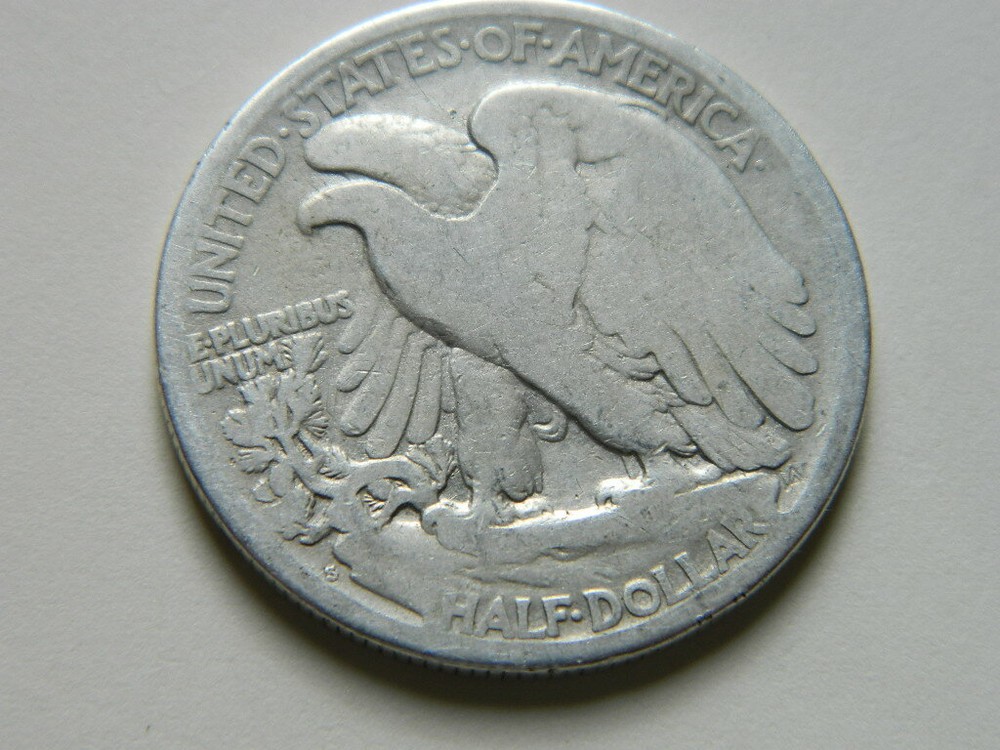 Walking Liberty silver Half Dollar 1917s
