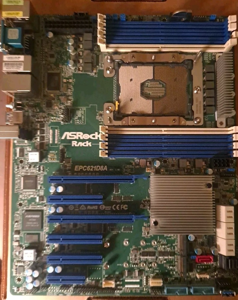 ASRock Rack EPC621D8A Intel C621 Single Socket LGA3647 ATX Server Motherboard