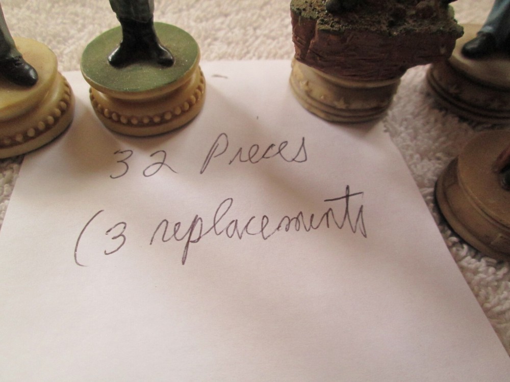5 Chess Sets - All Complete Except for 1 - Exc. Cond
