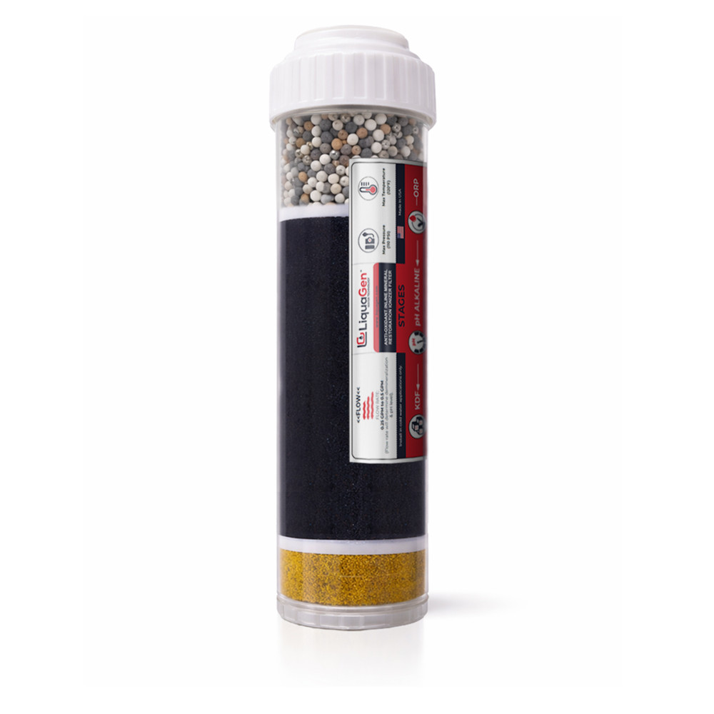 RF-1050 Alkaline Water Filter KDF55 - Catalytic Carbon Replacement Cartridge