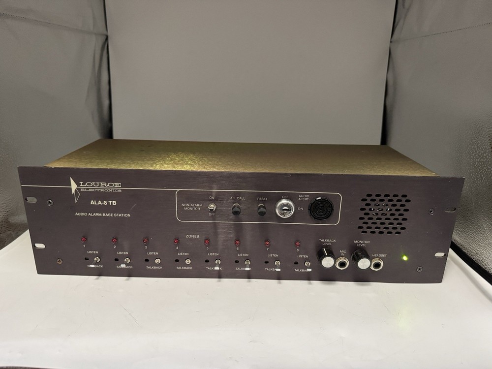 Louroe Electronics ALA-8TB Bi-Directional Audio - Two Way -8 Zone Powers/Unteste