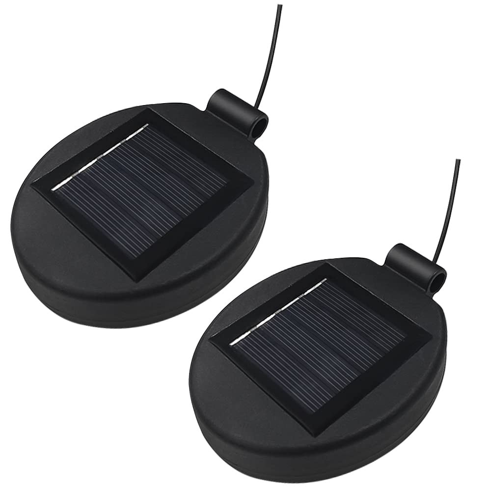 Solar Lantern Light Replacement Top for Flower ,LED Panel 2PCS