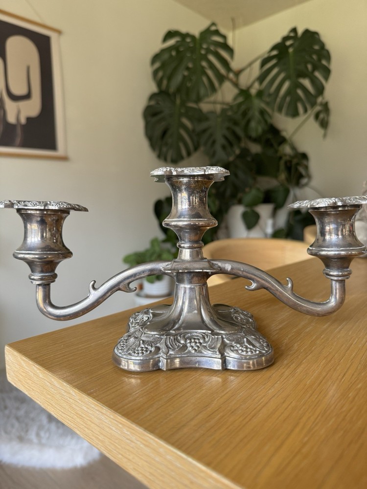 1900’s Victorian Silver Plated Candelabra