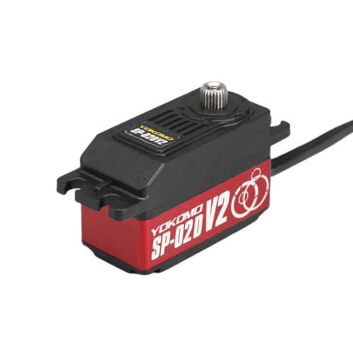 Yokomo SP-02D V2 Programable Digital Low Profile RWD Drift Servo (Red)