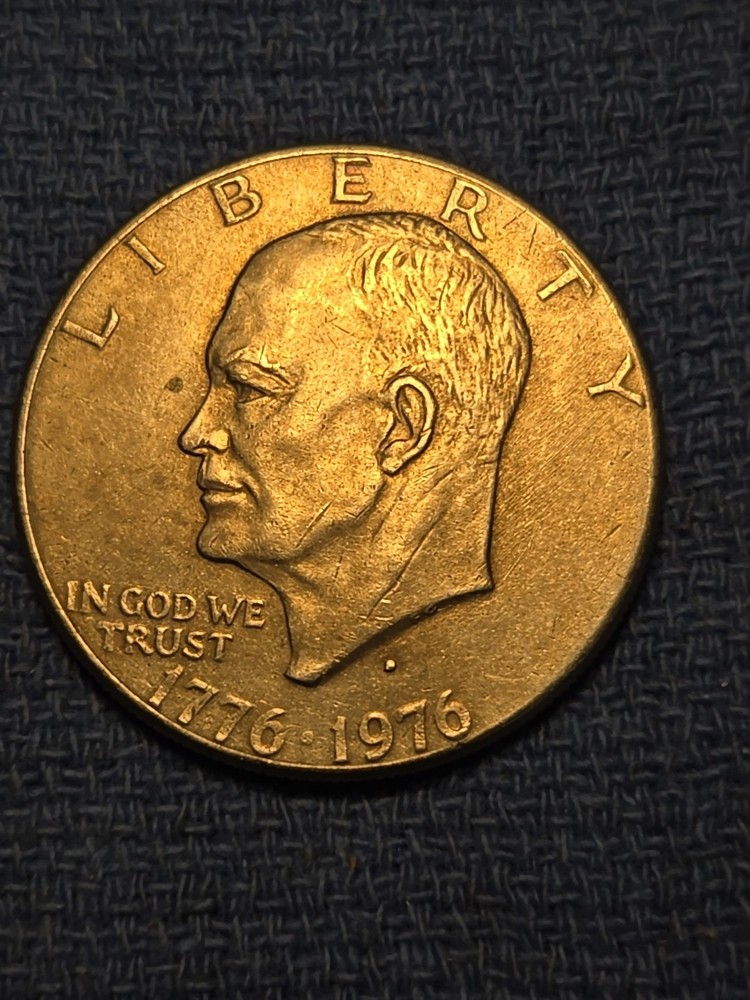 Bicentennial Eisenhower Possible Error Beautiful Toning On The Back.