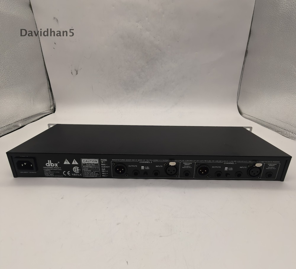 DBX 266XS 2-Channel Compressor/Gate Rack Mount Pro Audio Dynamics Processing New