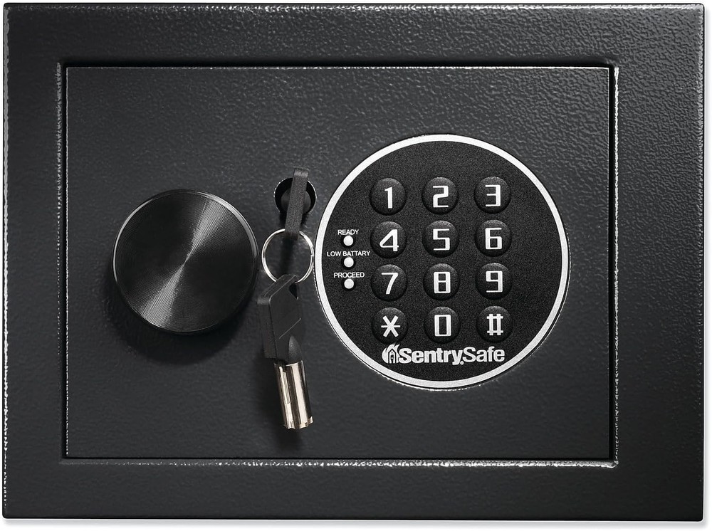 SentrySafe X014E Extra Small Digital Safe Black Electronic Keypad Security