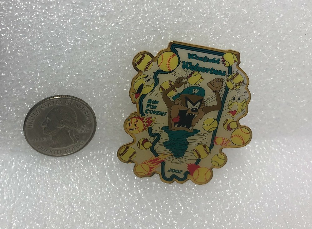 2002 Winfield Wolverines Softball Pin