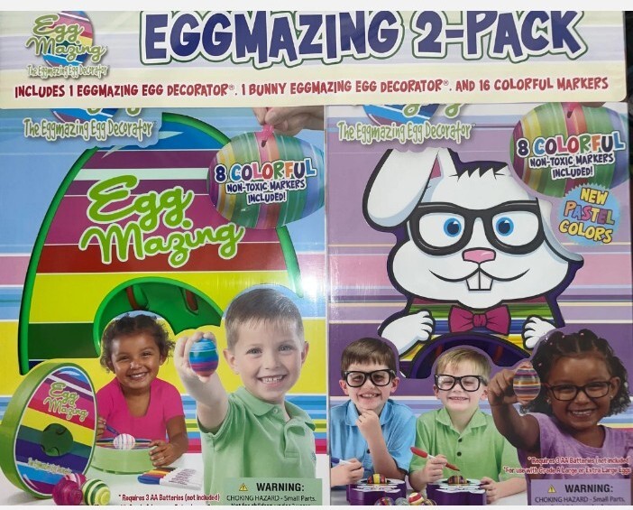 The Eggmazing Egg Decorator and Bunny Eggmazing Egg Decorator Combo Pack