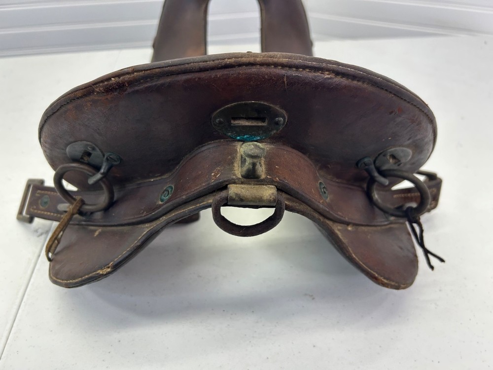 WWI US Army McClellan Cavalry Saddle With Stirrups