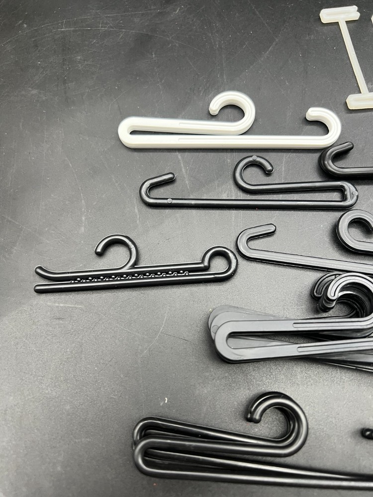 Plastic Hanging Sock Organizer Hooks -Various Sizes and Color