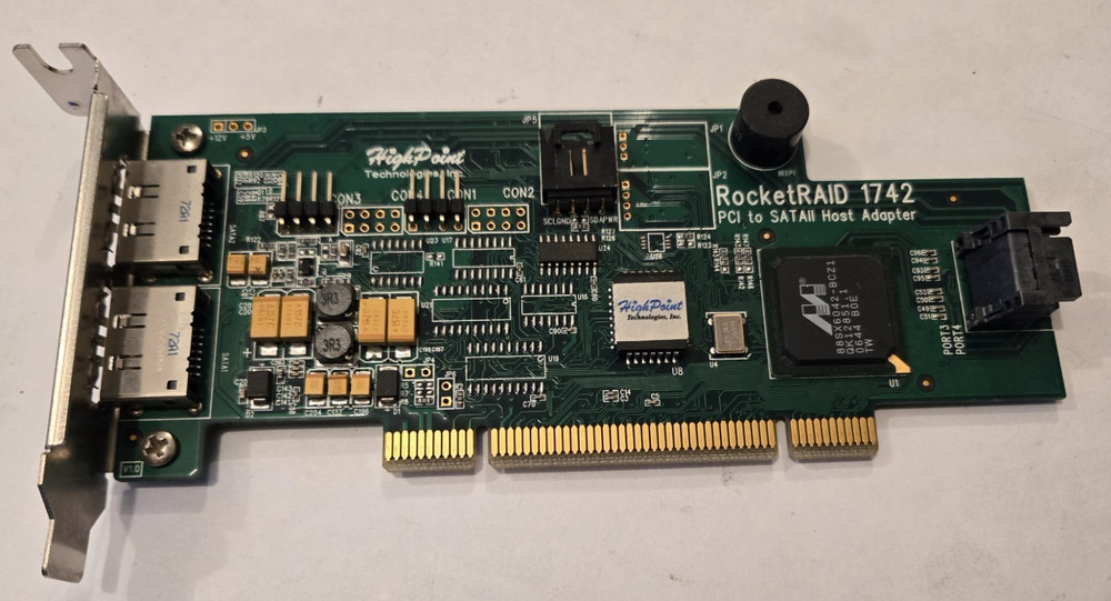 HighPoint RocketRAID 1742 4-Channel PCI SATA 3Gb/s RAID Controller