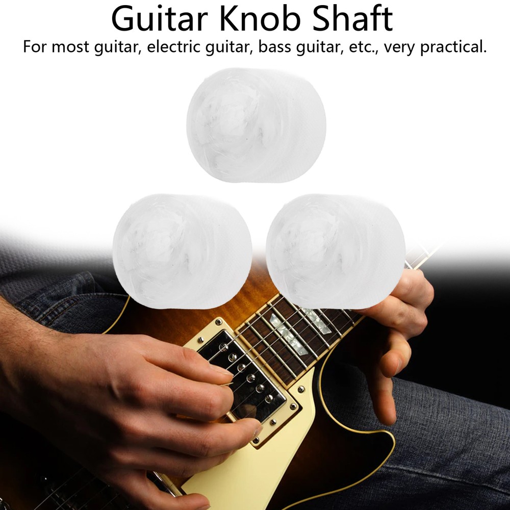 3Pcs Electric Guitar Knob String Potentiometer Controller Instrument Accessory