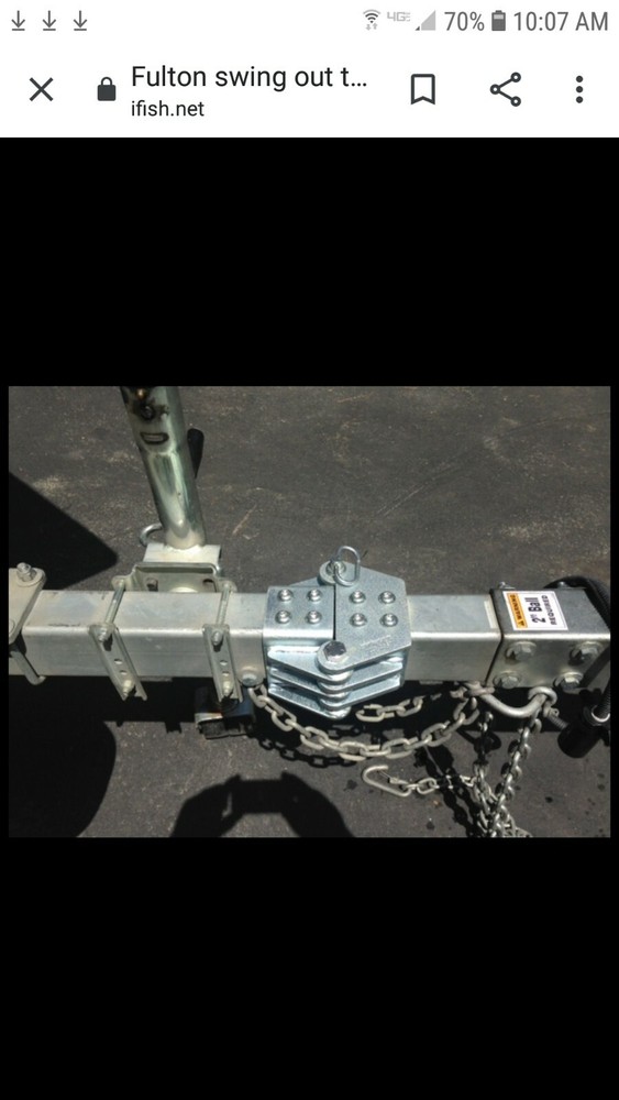 TTROY 3x4 Fold away hinge kit same bolt pattern as Fulton fold away.