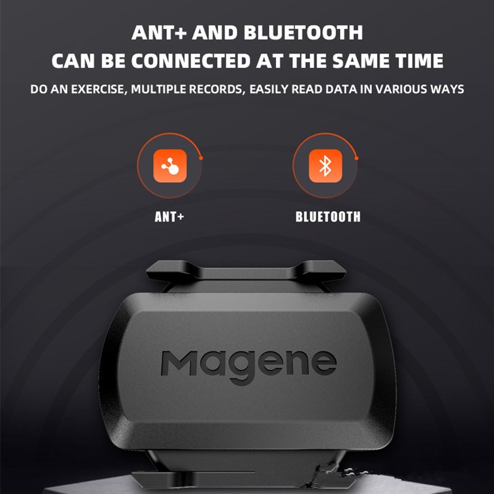 Waterproof ANT+Bluetooth Bike Computer Speed & Cadence Wireless Dual Mode Sensor