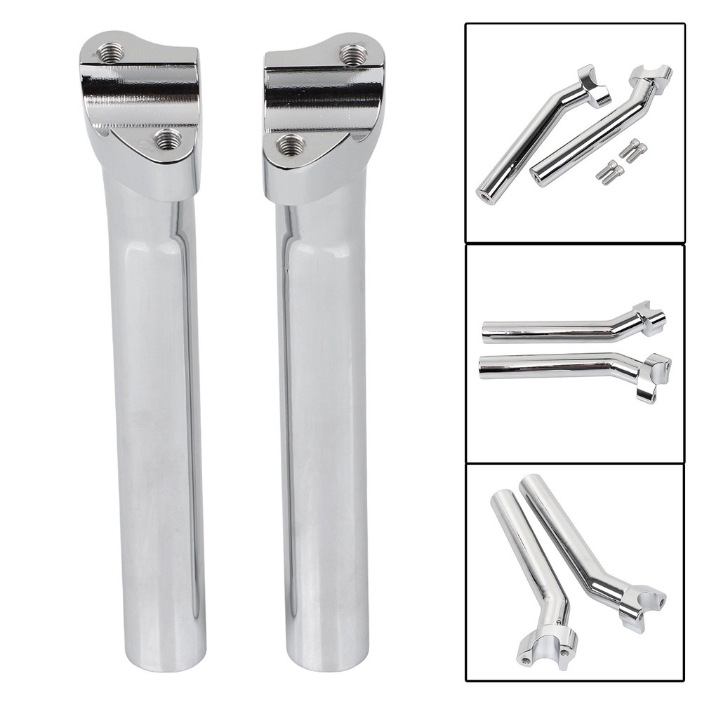 8-1/2" Chrome Pullback Handlebar Riser For Harley 1" Bar Softail Sportster 1000