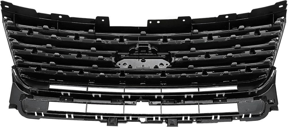 Front Upper Grille Compatible with 2016-2017 Ford Explorer Replacement for FO120