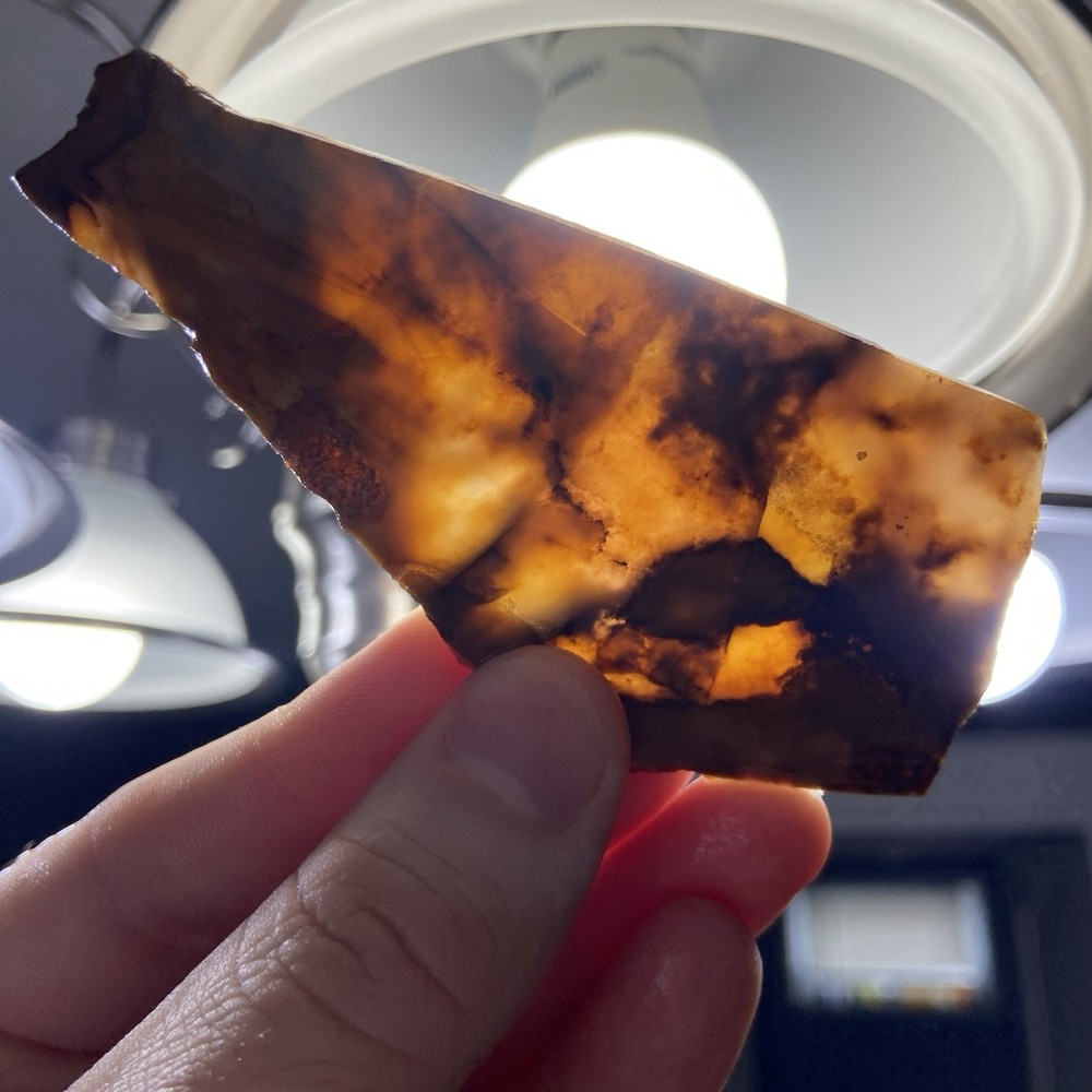 Stunning Maligano Jasper Thin Slab Rough