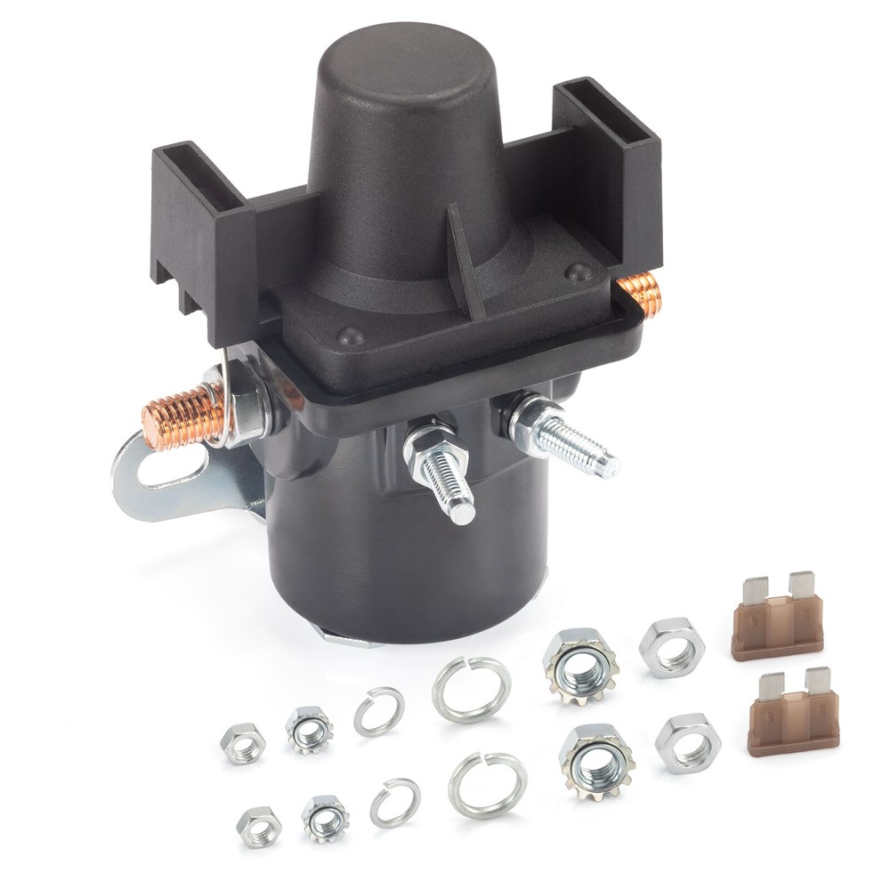 Battery Disconnect Relay 12 Volts 100 Amp Includes Screws 01-00055-000