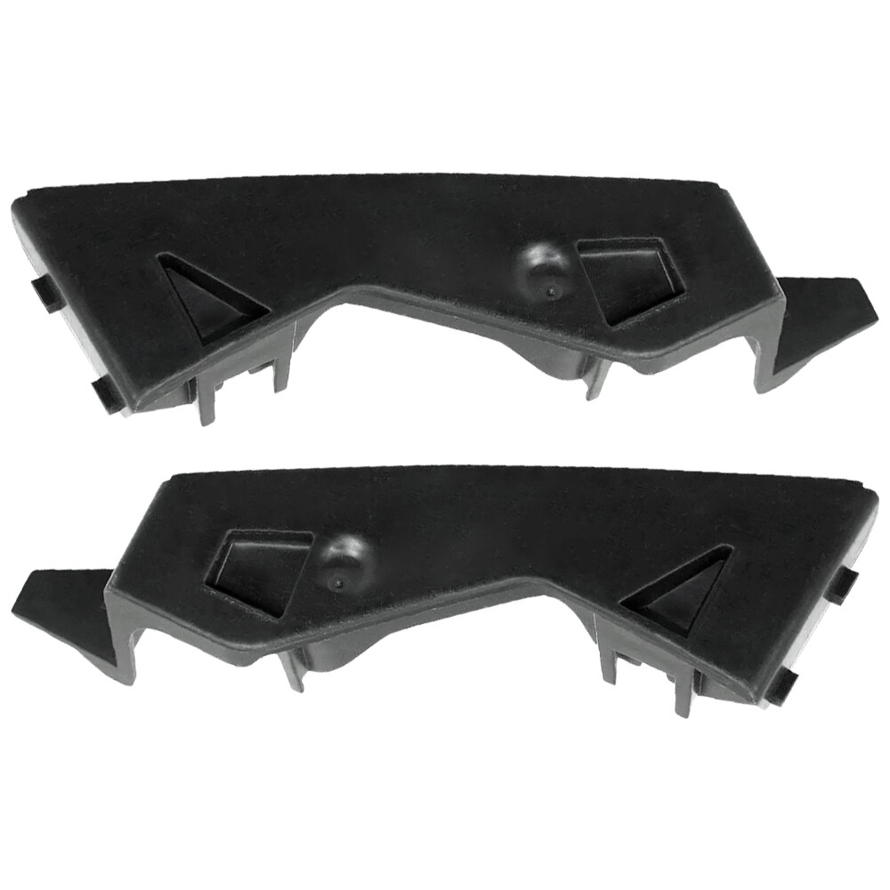Set of 2 Front Bumper Bracket Holder Black Plastic Left & Right Replacement