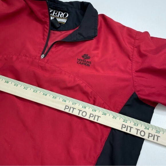 Zero Restriction Mens Size M golf windbreaker *stain 1672