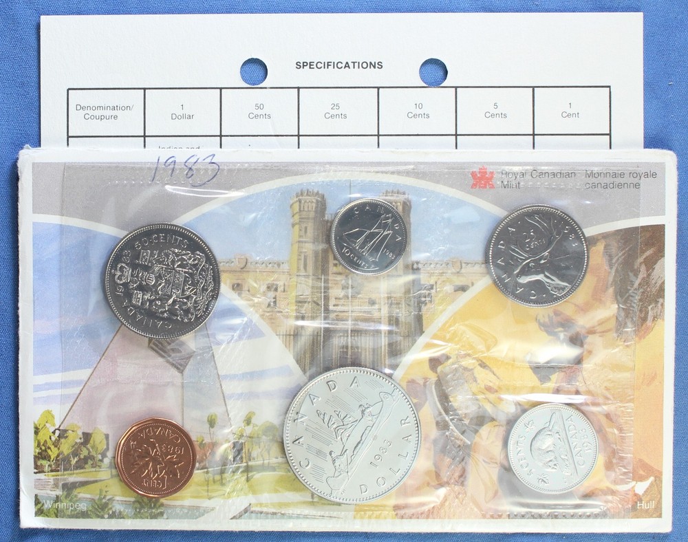 Canada 1983 Uncirculated Mint Set - with Envelope and COA