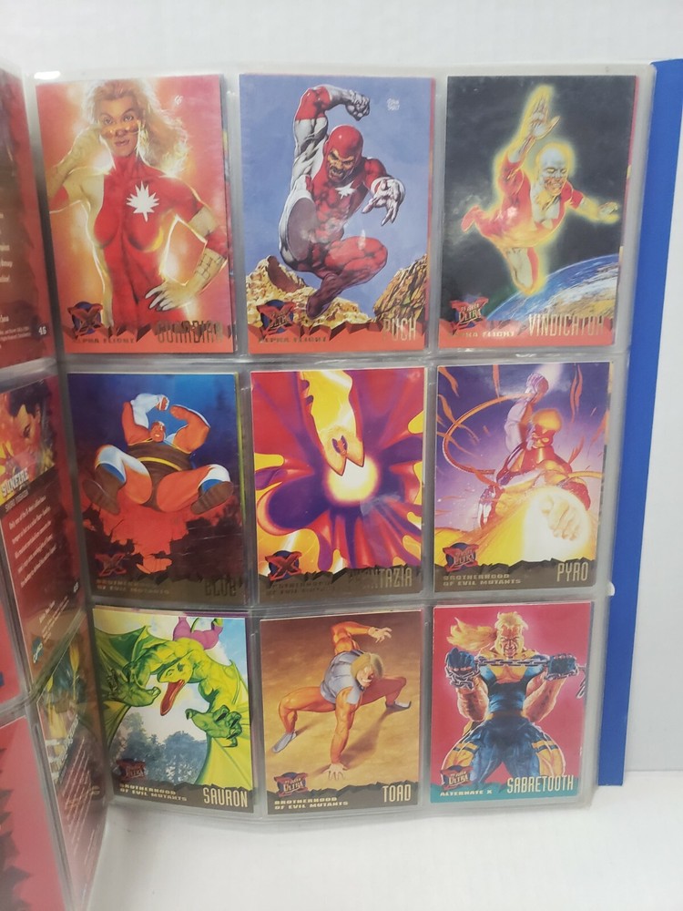 1995 FLEER ULTRA X-MEN COMPLETE SET - Base w/some Chases