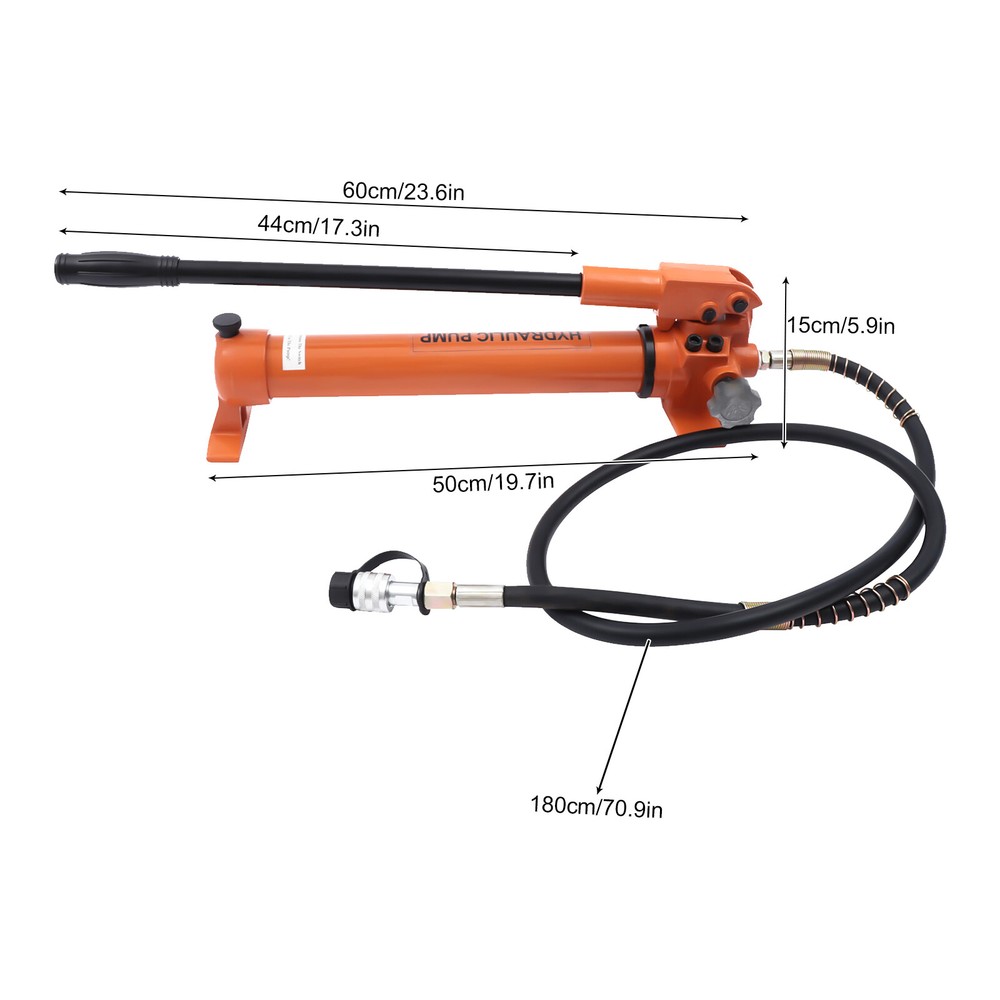 Manual Hydraulic Pump 900CC 10000PSI for Efficient Lifting & Versatile Use