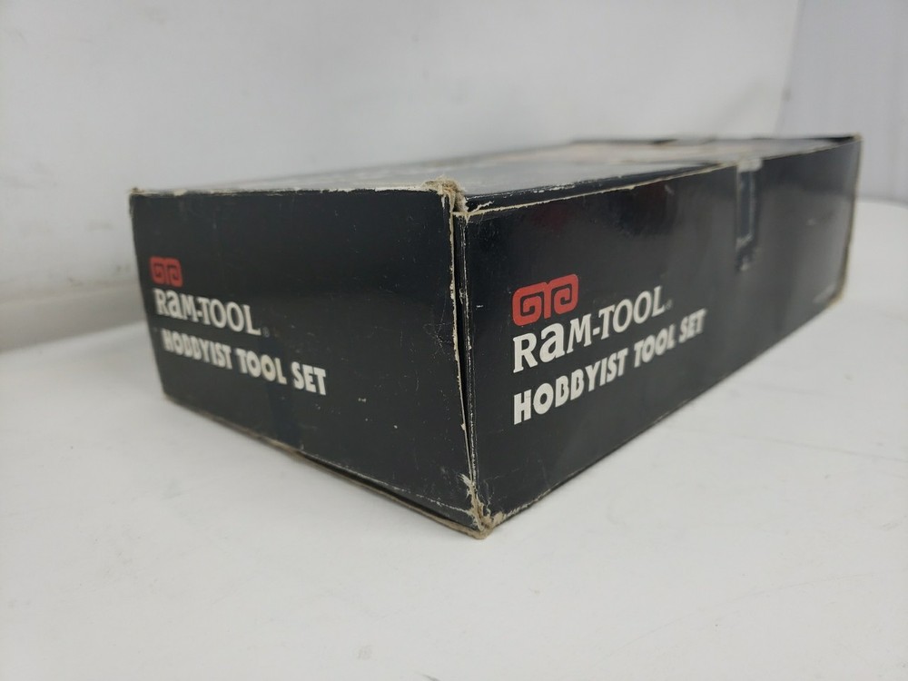 Vintage Ram-Tool Hobbyist Tool Set- Orgnl Packaging&Wood Box
