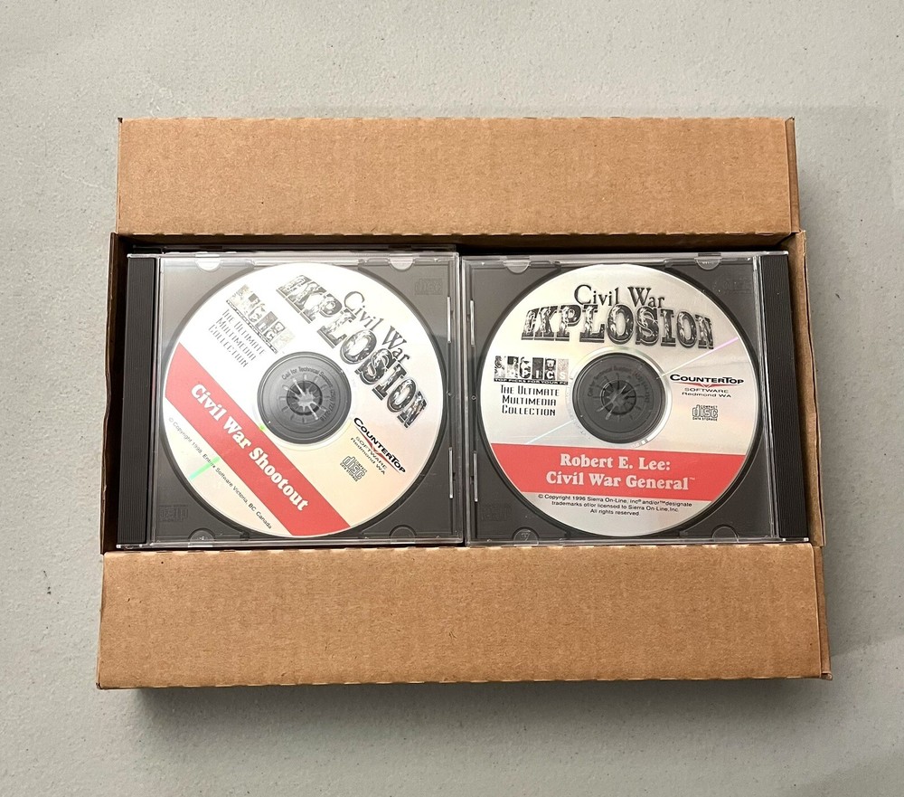 Civil War Explosion Game Set PC 5 CD Mega Set Complete